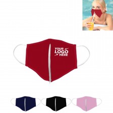 Washable Face Mask with Zipper